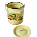 لعابی دبه ۳.۵ لیتری دسته چوبی کدو