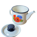 لعابی قوری تک 1 لیتری گل قرمز