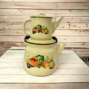 لعابی کتری 3.5 با قوری 1 لیتری کدو (با دمپر رابط مخصوص)