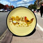 لعابی بشقاب قطر 22 خروس