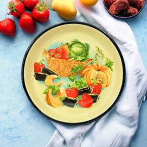 لعابی بشقاب قطر 22 گل درشت کدو