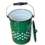 لعابی دبه 6 کیلویی سبز خالخال سفید