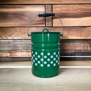 لعابی دبه 6 کیلویی سبز خالخال سفید