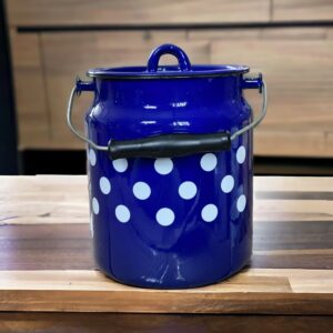 لعابی دبه 3/5 کیلویی آبی خالخال سفید