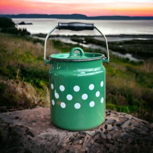 لعابی دبه 3/5 کیلویی سبز خالخال سفید