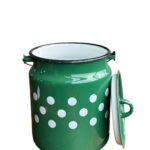 لعابی دبه 3/5 کیلویی سبز خالخال سفید