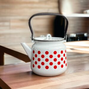 لعابی کتری 3/5 لیتری تک خالخال قرمز