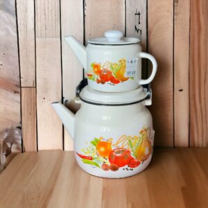 لعابی کتری 3.5 با قوری 1 طرح پیاز با رابط مخصوص