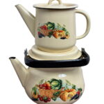 لعابی کتری 2.5 با قوری 1 لیتری کدو با رابط