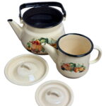 لعابی کتری 2.5 با قوری 1 لیتری کدو با رابط