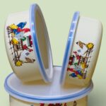 لعابی سرویس ظرف غذا خروس روزنامه